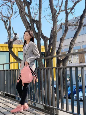 孙琰清春日休闲时尚街拍图片_2