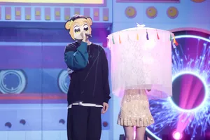 鞠婧祎《快乐大本营》性感剧照图片_2