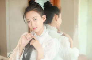 代文雯甜美灵动写真图片_3