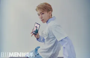 范丞丞金发封面大片写真图片_2