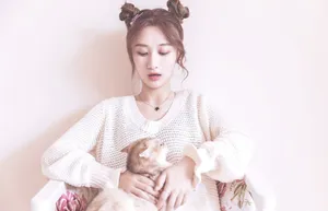 何宣林可爱甜美写真图片_4