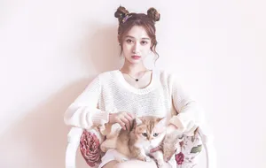 何宣林可爱甜美写真图片_5