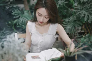 何宣林清新文艺写真图片