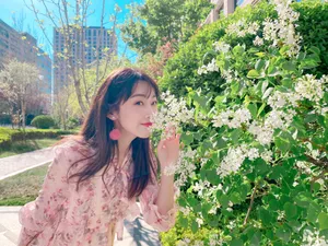 宣璐春日粉嫩街拍图片_5