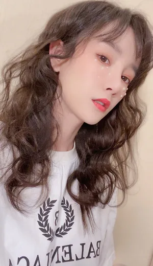 张檬清爽甜美自拍图片