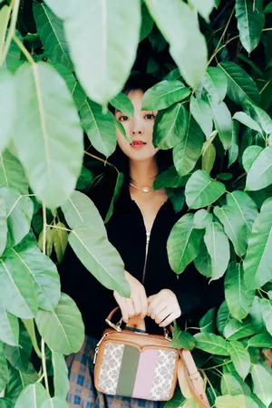 邢菲清爽甜美写真图片_2