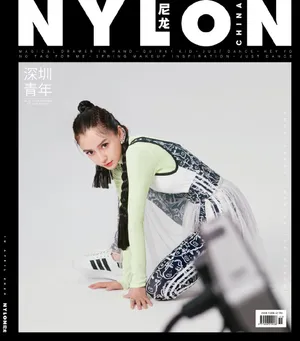 angelababy麻花辫封面写真图片