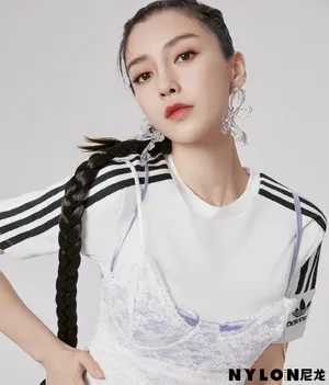 angelababy麻花辫封面写真图片_5
