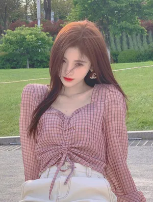 鞠婧祎清新甜美自拍图片