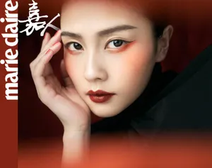 白鹿海棠中国妆写真图片_4