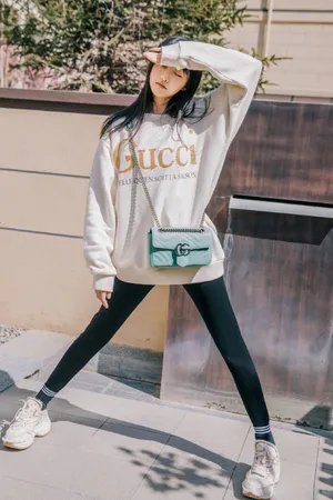 郑爽温暖小清新私服照图片_2
