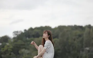 张檬碎花裙性感写真图片_3