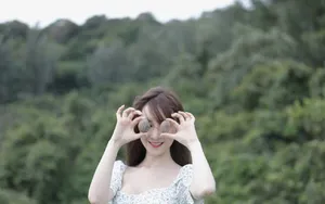 张檬碎花裙性感写真图片_6