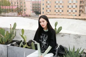 杨幂清爽私服照图片_2