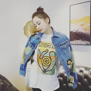 古丽娜扎牛仔服扎丸子头自拍照图片_4