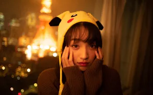 索朗美淇居家甜美自拍照图片_7