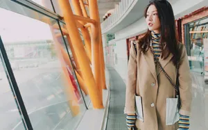 马瑞优雅气质街拍图片_3