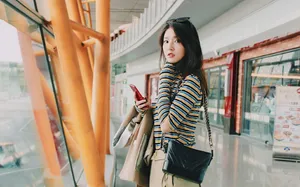马瑞优雅气质街拍图片_4