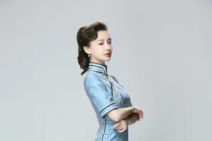 angelababy《王牌对王牌》旗袍造型图片_6