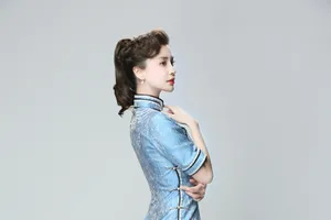 angelababy《王牌对王牌》旗袍造型图片_7