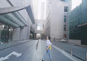 马瑞清爽甜酷街拍图片_6