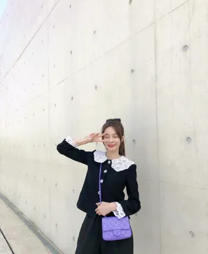 沈梦辰俏丽私服街拍照图片_2