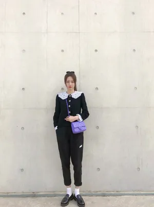 沈梦辰俏丽私服街拍照图片_5