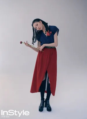 宋妍霏时尚个性杂志写真大片_6