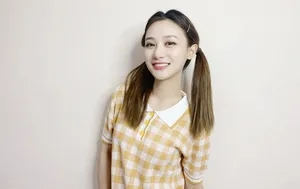何宣林俏皮双马尾写真图片