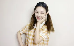 何宣林俏皮双马尾写真图片
