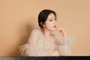 赵今麦纱裙仙气写真图片