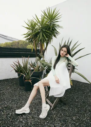 杨幂小清新私服写真图片