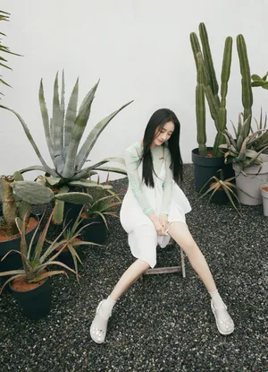 杨幂小清新私服写真图片