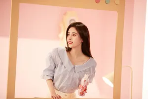 鞠婧祎品牌代言甜美花絮图片_4