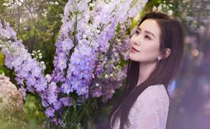 刘诗诗黑长直魅力写真图片_4