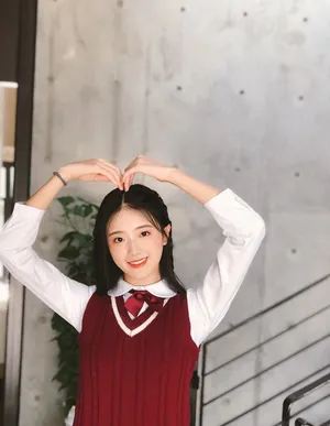 胡馨尹学院风校服写真_4