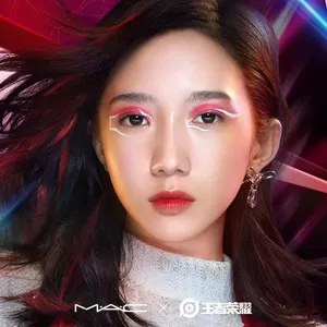 孟美岐王者荣耀英雄仿妆图片