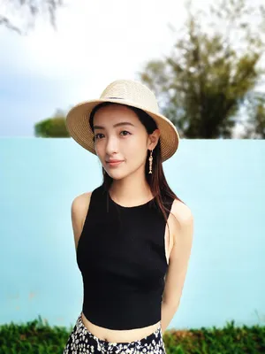 孙嘉琪清凉海边写真图片_2