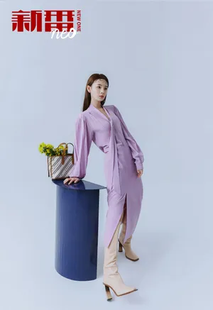陈瑶波浪刘海甜美养眼图片