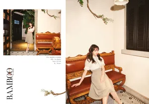 宣璐白裙时尚杂志大片写真图片_2