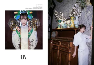 宣璐白裙时尚杂志大片写真图片_4