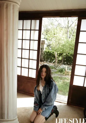 张天爱波浪卷性感妩媚写真图片_5