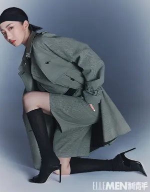 孟美岐黑长发时尚大片写真图片_4