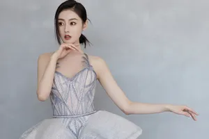 张天爱星空长裙性感写真图片_3