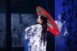 关晓彤水墨古装性感剧照图片_6