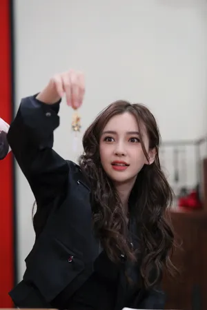 angelababy手工耳饰元气照片