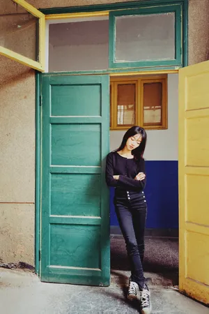 吴谨言清秀私服写真图片_3