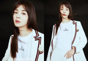 王晓晨黑色系性感甜酷写真图片_7