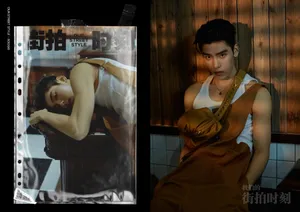 王子异背心型男写真图片_5