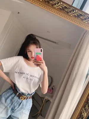 黄一琳单马尾私服自拍照图片_6